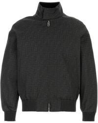 Fendi - Monogrammed Zip-Up Jacket - Lyst