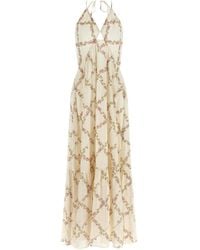 Twinset - Floral Halterneck Maxi Dress - Lyst