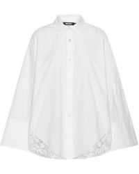 ROTATE BIRGER CHRISTENSEN - Oversized Lace Shirt - Lyst