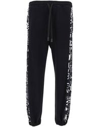 Versace Jeans Couture - Logo-Print Cotton Track Pant - Lyst