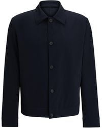 BOSS - Long-Sleeved Casual Jacket - Lyst