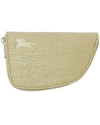 Burberry - Shield Leather Wallet - Lyst