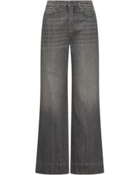 Marella - Pleated-Detail Denim Trousers - Lyst