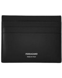 Ferragamo - Logo Printed Card Holder - Lyst