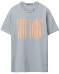 Alexander Wang - Graphic Printed Crewneck T-Shirt - Lyst
