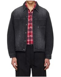 Needles - Darts Bottom Long-Sleeve Denim Jacket - Lyst