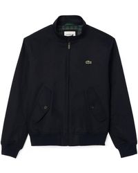 Lacoste - Twill Harrington Jacket - Lyst
