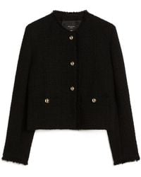 Weekend by Maxmara - Agami Single-Breasted Cropped Jacket - Lyst
