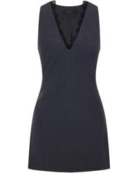 SIR. - Mathias Tailored Lace-Trimmed Wool-Blend Mini Dress - Lyst