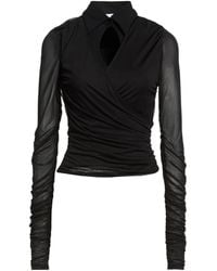 Max Mara - Solid-Color Long-Sleeved Shirt - Lyst