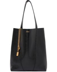 Chloé - Chloé Spin Charm Detailed Tote Bag - Lyst
