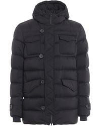 Herno - Button Detailed Puffer Jacket - Lyst
