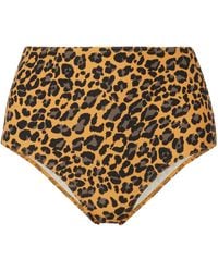 Zimmermann - Leopard Print Bikini Briefs - Lyst