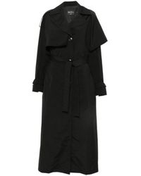 Dondup - Long-Sleeve Belted Trench Coat - Lyst