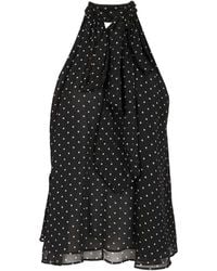 ROTATE BIRGER CHRISTENSEN - Polka Dot Top - Lyst