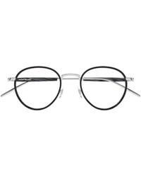 Montblanc - Eyewear Oval Frame Glasses - Lyst
