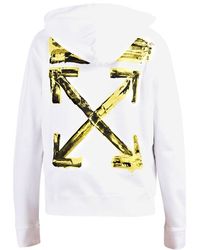 Off-White c/o Virgil Abloh - Logo Hooded Sweater - Lyst