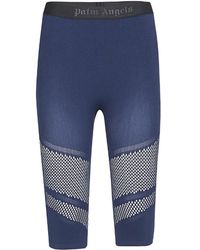 Palm Angels - Slim-Fit Mesh-Detail Shorts - Lyst