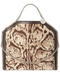 Stella McCartney - Falabella Cloud Leopard Fold-Over Tote Bag - Lyst