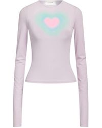 Sportmax - Colorful Stretch Long-Sleeve T-Shirt - Lyst