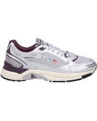 Autry - Hyperway Metallic Sneakers - Lyst