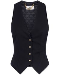 Elisabetta Franchi - Button-Fastening Waistcoat - Lyst