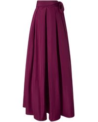 Pinko - Cavallinaì Pleated Maxi Skirt - Lyst