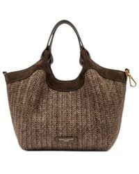 Gianni Chiarini - 'Dua' Woven Straw Shoulder Bag - Lyst