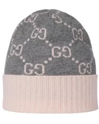 Gucci - Logo Intarsia Knit Beanie - Lyst