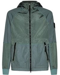 Stone Island - Compass Patch Hooded Jacket - Lyst