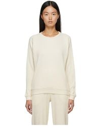 Baserange - Crew Neck Ribbed Sweatshirt - Lyst