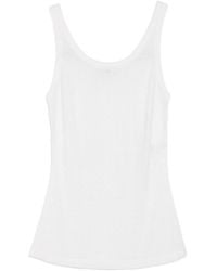 Elisabetta Franchi - Wool Blend Tank Top - Lyst