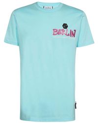 Philipp Plein - T-Shirt With Round Neck And Short Sleeves - Lyst