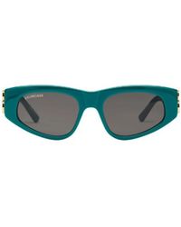 Balenciaga - Eyewear Rectangular Frame Sunglasses - Lyst