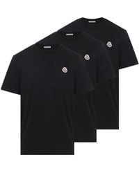 Moncler - Short-Sleeved T-Shirt - Lyst