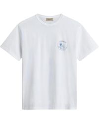 Woolrich - Logo-Printed Crewneck T-Shirt - Lyst