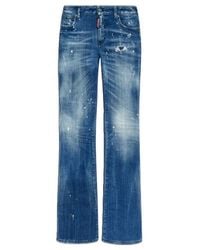 DSquared² - Distressed Flared Jeans - Lyst