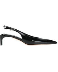 Sportmax - Minimalist Patent Leather High Heels - Lyst
