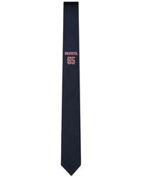 Thom Browne - Logo-Jacquard Silk Tie - Lyst