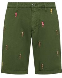 Sun 68 - Chino Shorts Embroidery - Lyst