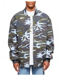 we11done - Camouflage-Print Oversized Bomber Jacket - Lyst
