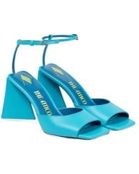 The Attico - Piper 85 Leather Sandals - Lyst