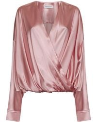 Dries Van Noten - Long-Sleeved V-Neck Top - Lyst