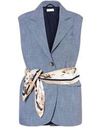 Liu Jo - Scarf Vest - Lyst