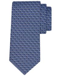 Ferragamo - Gancini Links Print Silk Tie - Lyst