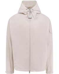 Moncler - Logo Patch Zip-Up Hooded Jacket - Lyst