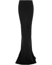 Rick Owens - Elasticated Waistband Long Skirt - Lyst