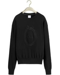 Dior - Médaillon Embroidered Sweater - Lyst