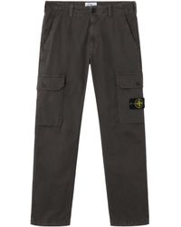 Stone Island - Logo-Patch Cargo Pants - Lyst