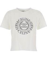 Celine - Short-Sleeved T-Shirt - Lyst